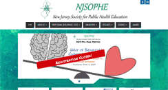 Desktop Screenshot of njsophe.org