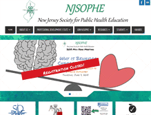 Tablet Screenshot of njsophe.org